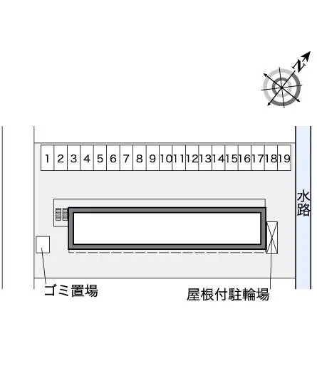 ★手数料０円★志木市中宗岡５丁目 月極駐車場